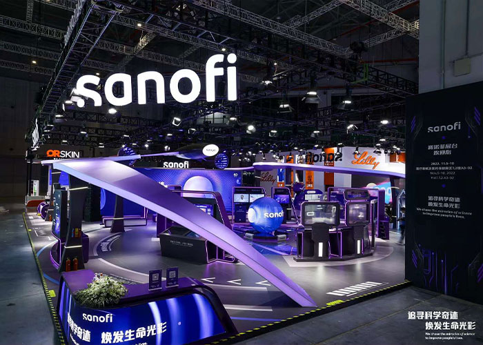 韩国食品展台设计搭建