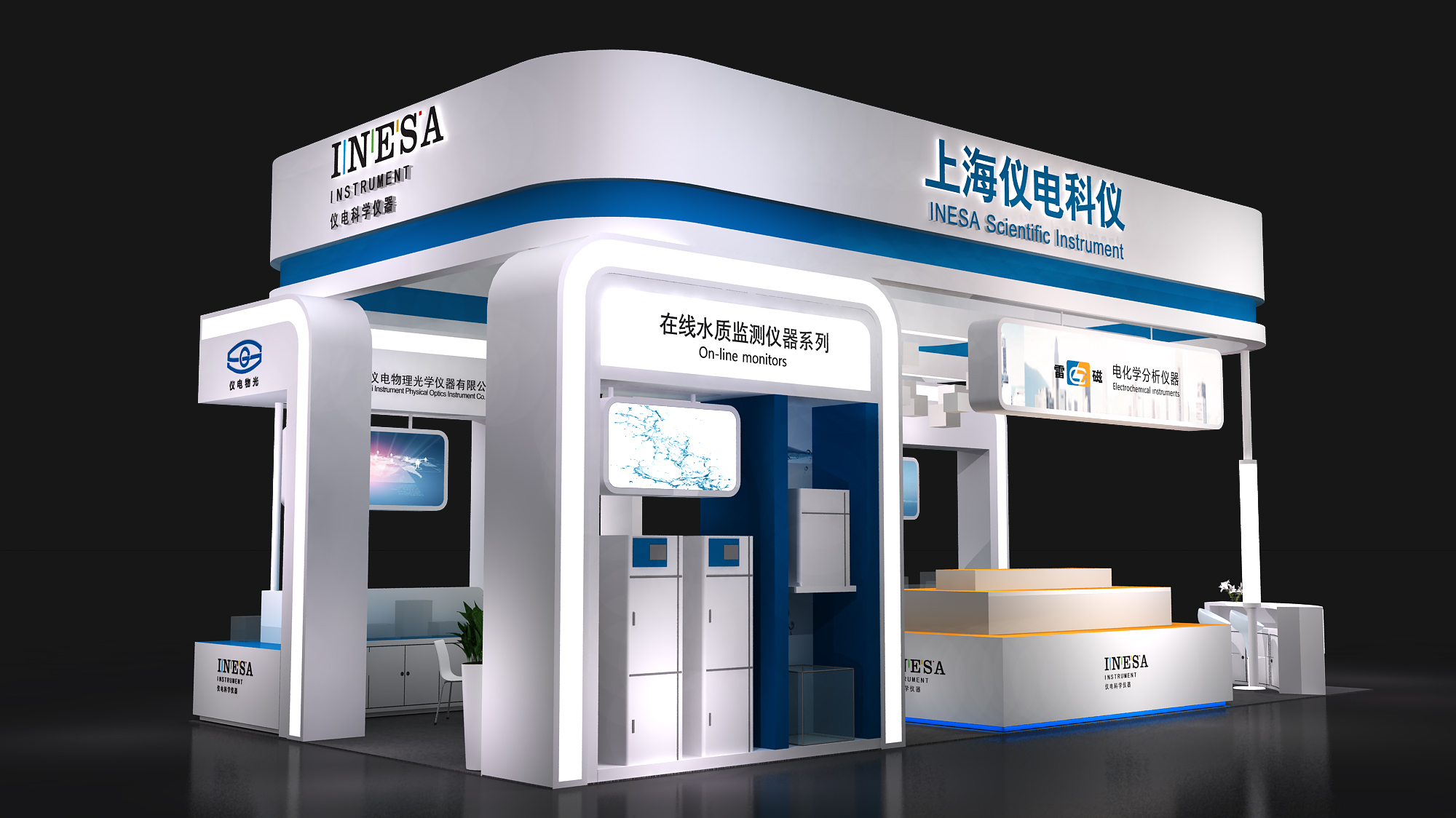 美国的展台搭建