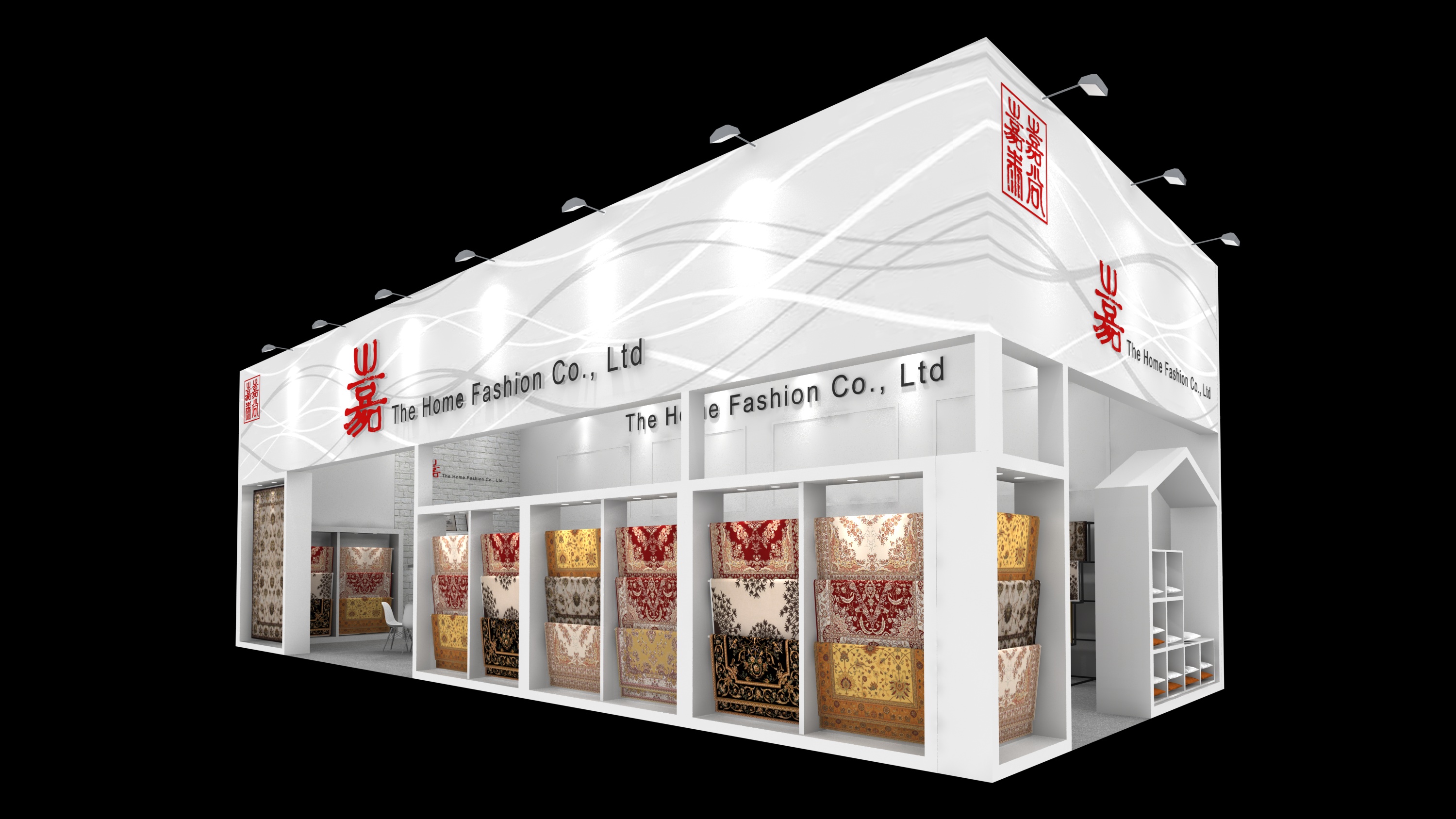 美国展台搭建的主体结构